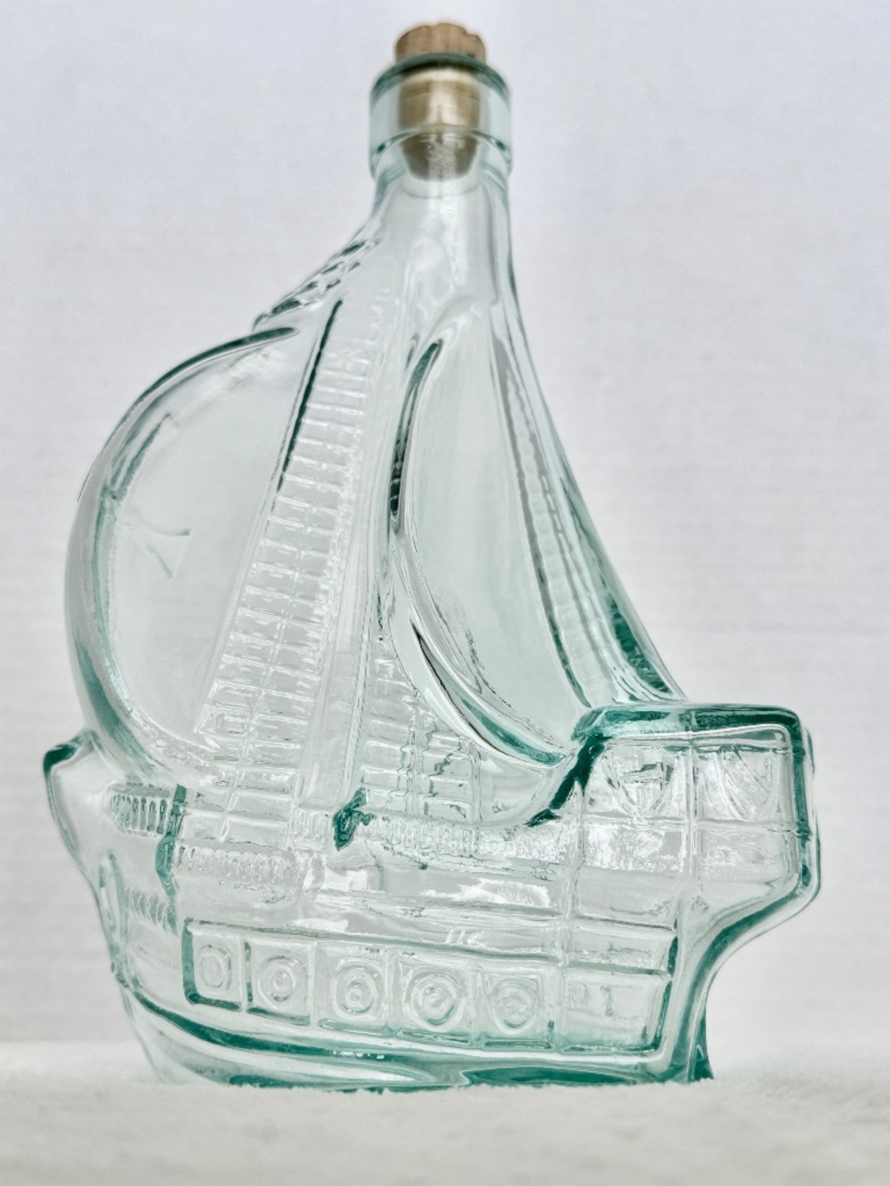 Vintage Santa Maria Ship Decanter Vetreria Etrusca Caravella Italian Glass 750ml